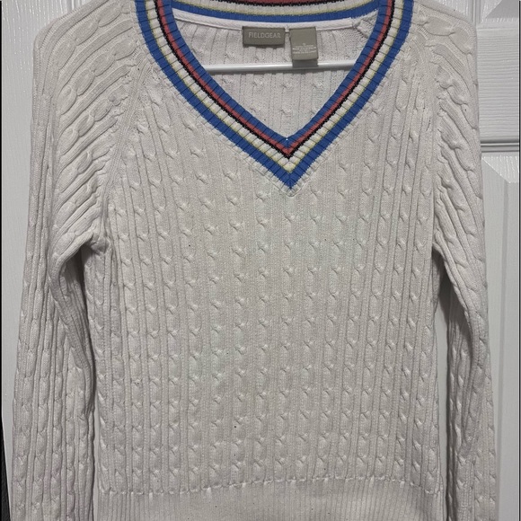 Fieldgear white long sleeve sweater in small - Picture 1 of 4